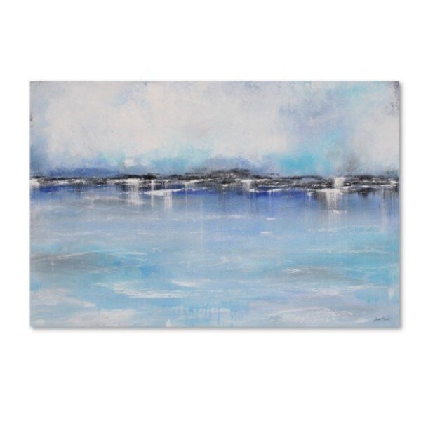 Jean Plout 'Misty Blue 1' Canvas Art, 16x24, Trademark Fine Art, Mfr#: ALI17327-C1624GG